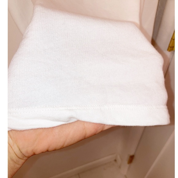 ZADIG & VOLTAIRE Portland Love Strass Shortsleeve Sweatshirt White & Multi SZ: L - Picture 8 of 13